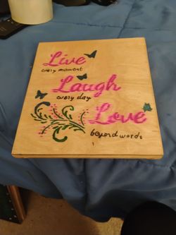 Live, laugh, love Wall plaque decor