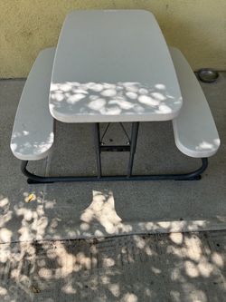 Lifetime Kids Folding Picnic Table with Benches