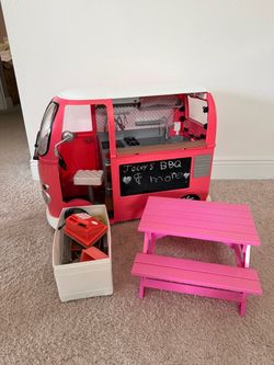 Our Generation Hot Dog Truck with Table and Accessories