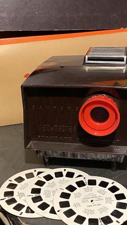 Vintage Working Sawyer Viewmaster Projector And View Reels