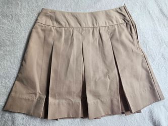 School Uniform khaki girl size 7 skirt