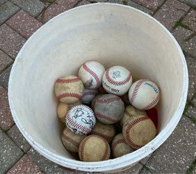 Bucket of Baseballs