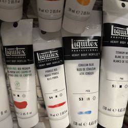 35 Liquitex Heavy Body Acrylics- New Never Opened