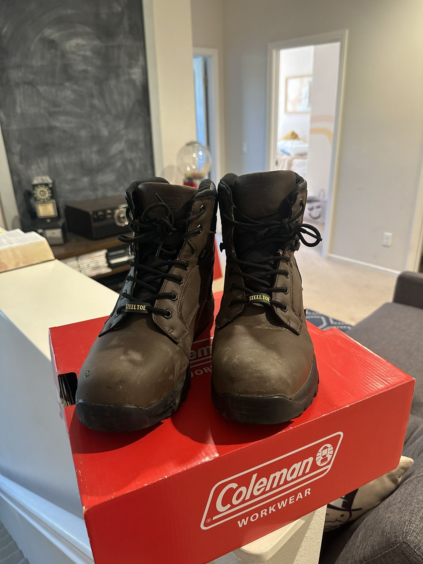 Coleman steel Toe Work Boots. for Sale in Lake Elsinore CA OfferUp