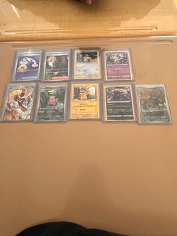 Japanese and English Pokemon cards