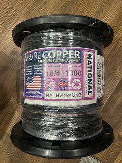National Wire 18/4 Pure Copper Electrical Cable 1000ft