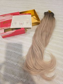 Brand New Glam Seamless Invisi Clip-In 20" Santa Monica Ombre