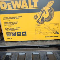New DeWalt Electric 12in. Double Bevel Compound Miter Saw 