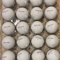 24 Kirkland Golf Balls As Pictured 