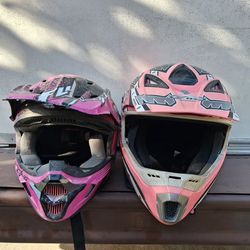 Two helmets medium adult and YL