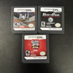 Guitar Hero On Tour Decades & B-17 Fortress  & Prince Of Persia Nintendo DS