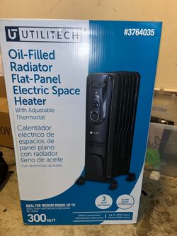 Oil-Filled Radiator Flat-Panel Electric Space Heater