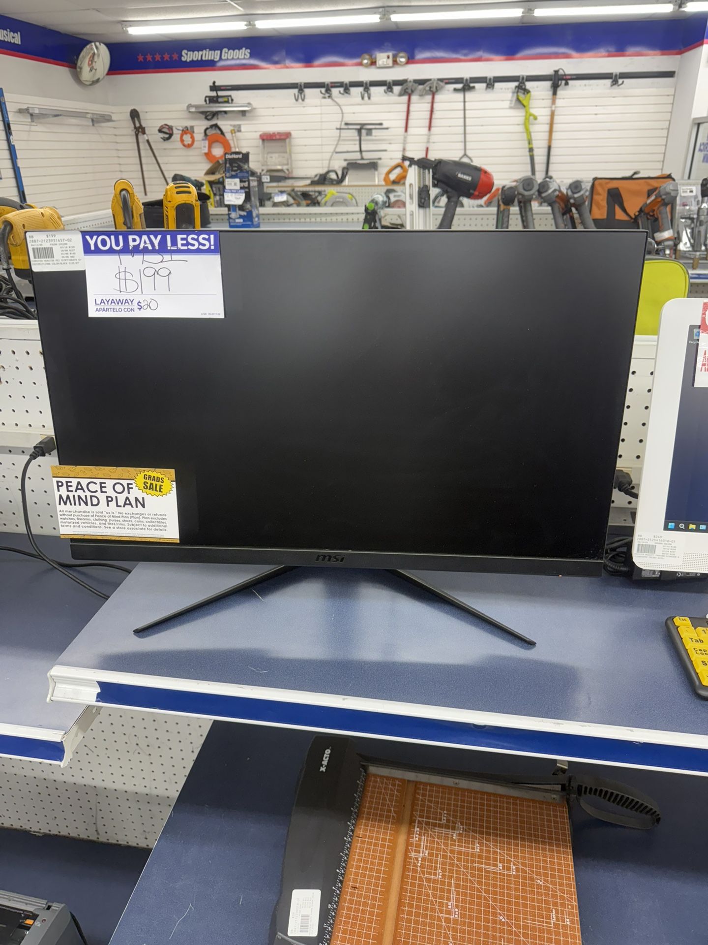 Msi 27” G272 Gaming Monitor