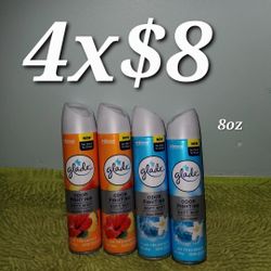 Glade Spray 8oz 4x$8