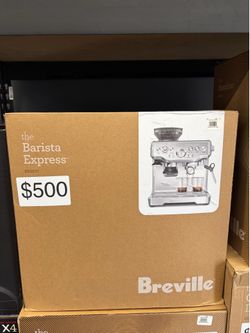 Breville the barista express new sealed new sealed with warranty