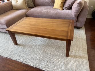 Solid Real Wood Coffee Table