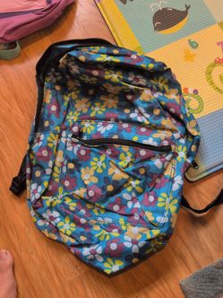 Floral Print Backpack