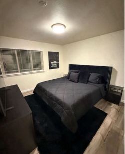 PAID $2300 for bedframe + Mattress (Like New)