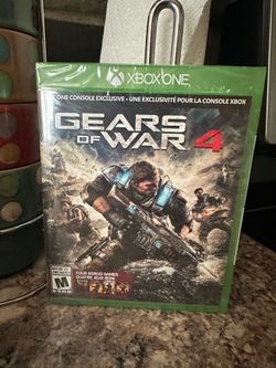 GEARS OF WAR 4 FOR X BOX ONE IN NEW CONDITION