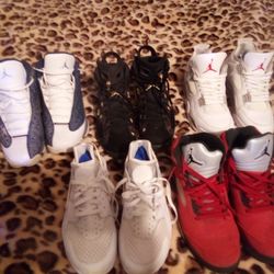 Air Jordan Shoes And Nike Hurricane White 