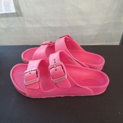 Kid's Pink Birkenstock Arizona Eva Sandals Size 11