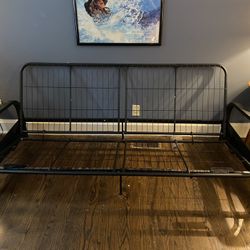 Black Futon Frame - Needs Cushion