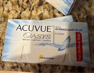 🔥👀🔥Acuvue  Oasys Contacts -5.25 Strength, 2 Boxes Of 6
