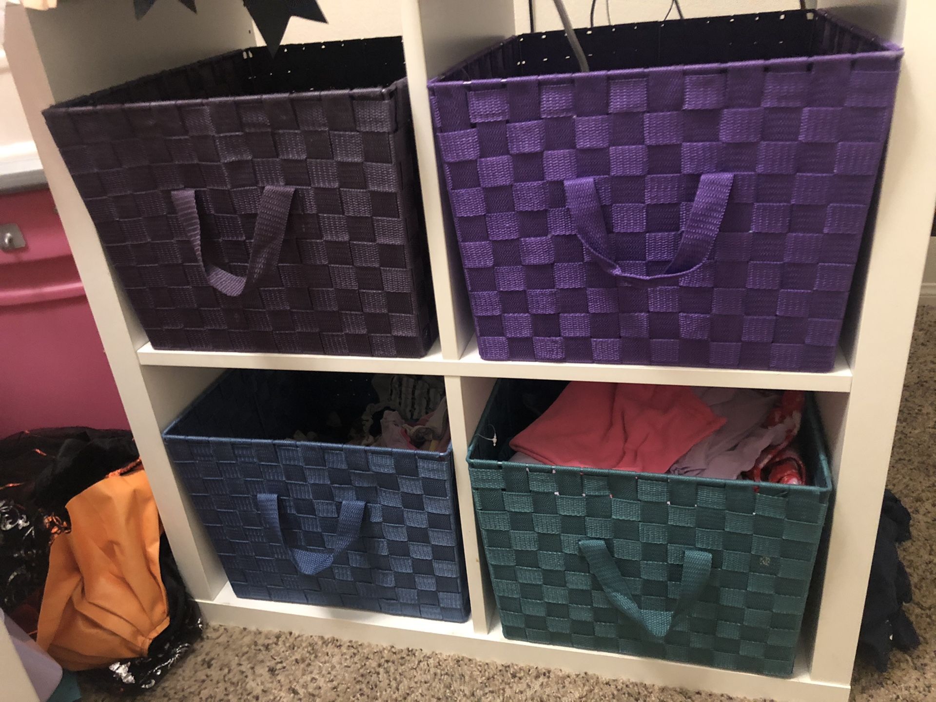 Storage bins, organizer bins, toy bins