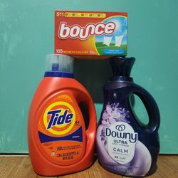 Tide Laundry Detergente Bundle 