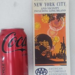 World's Fair Edition New York CIty Triple AAA 1939 Map / Great Condition 