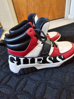 New Guess Men High Top Shoes, Size 8.5