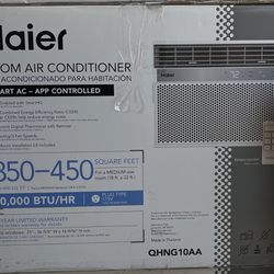 Haier 10000 BTU 115V Window AC with Wi-Fi  (White)