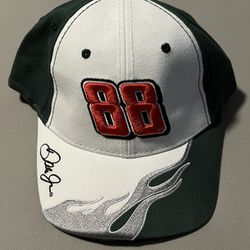 Vintage Dale Earnhardt Jr. 88 NASCAR Flame Visor Strapback Hat Cap