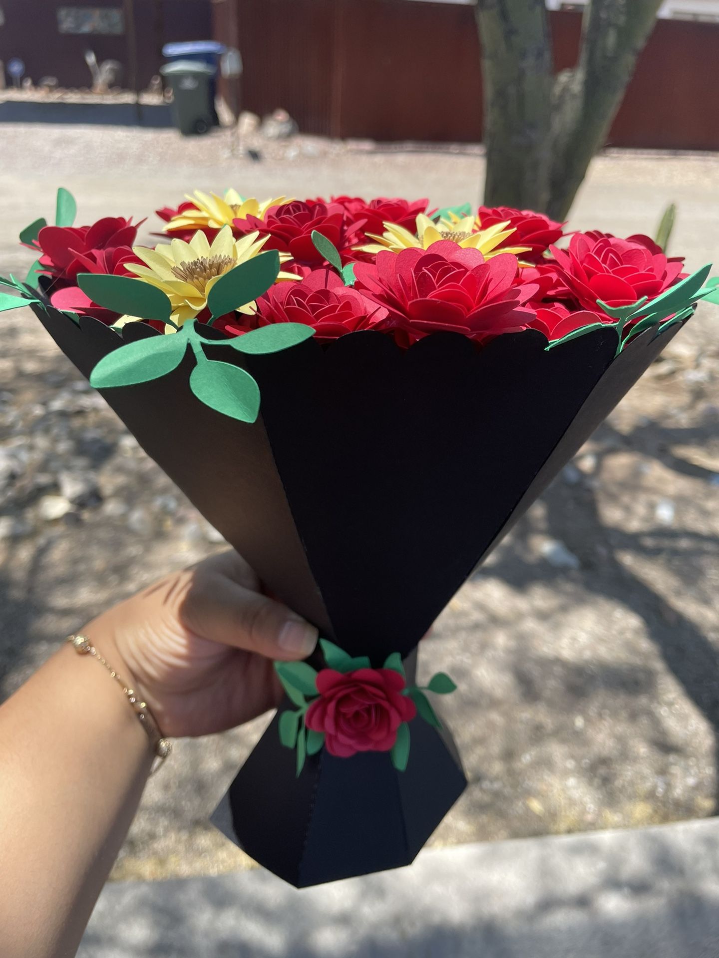 Custom Paper Flower Bouquet  (ever Lasting Bouquet)