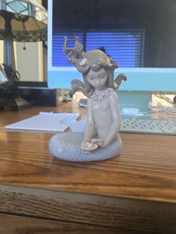 Lladro Mirage Mermaid Porcelain Figurine