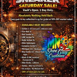 MN Shoe Guy’s Podcast Funding Sneaker Sale