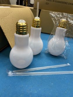 Lightbulb Drink Cups