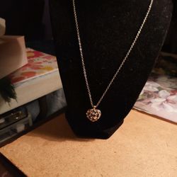 Pink Heart Fashion Necklace