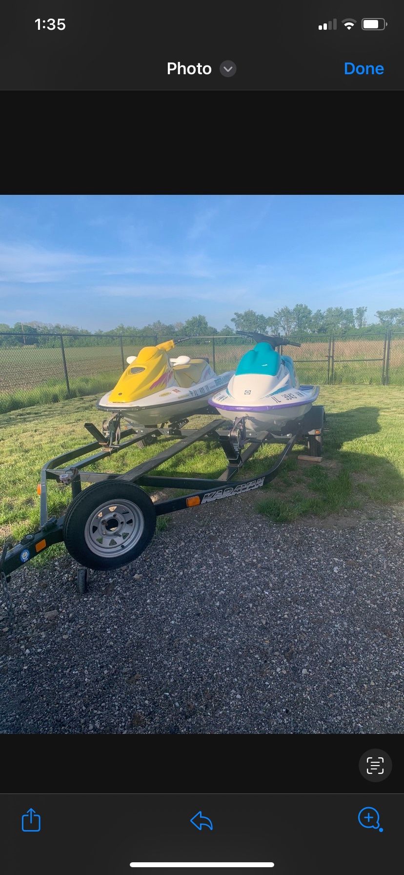 3 Waverunners Trailer And 2 Lifts