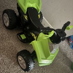Green ATV Battery charged 
