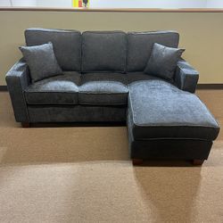 New L-Shaped Sofa (Navy Color) 3-seater Sectional