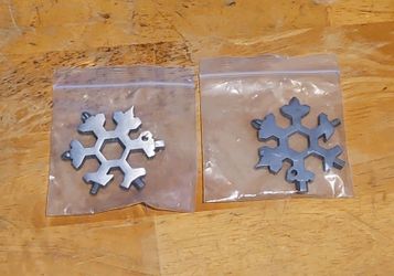 In Stainless Steel Snowflake Multi-Functional Tool Set Of