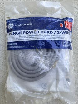 Range Power Cord / 3-wire