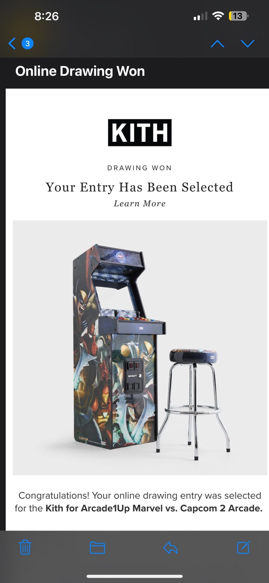 KITH x MARVEL vs CAPCOM ARCADE MACHINE 2