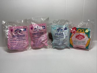 Vintage 1994 McDonalds Cabbage Patch Kids Set of 4 Sealed!