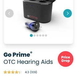 GO Prime Hearing Aid With Accessories 