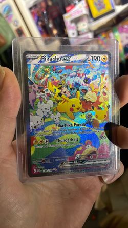 Pikachu ex Pokémon Card 149/128 Secret Rare