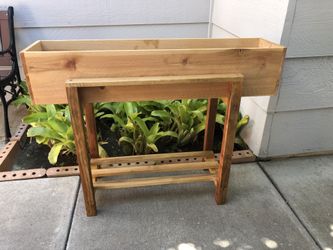 Plant box with stand