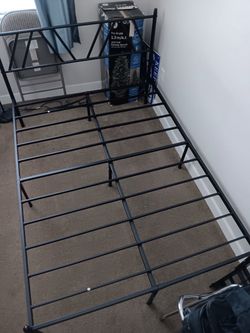 Full metal bed frame