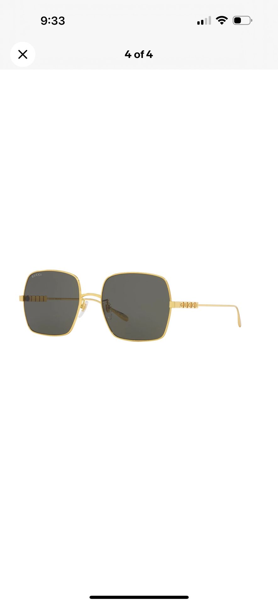  Gucci GG1434S 001 Women's Authentic Sunglasses